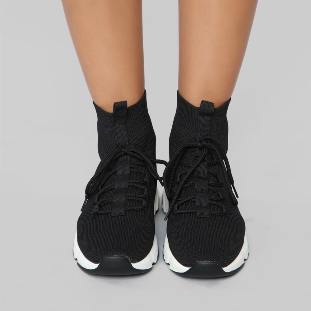 Black Hightop Sneakers